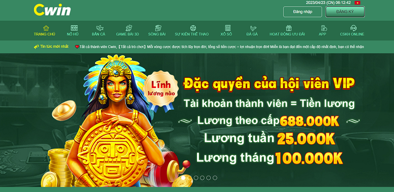 CWIN - Nhà cái cá cược casino đỉnh nhất Việt Nam